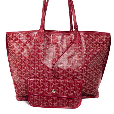 red goyard bag|authentic goyard bags for sale.